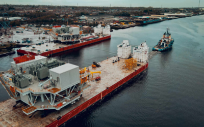 Siemens Energy et Smulders livrent les surfaces de la sous-station offshore de Moray West