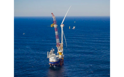 La première éolienne offshore de Siemens Gamesa installée à South Fork Wind
