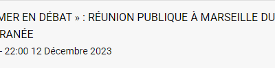 Débat public « Mer en débat » 1er débat public à Saint-Nazaire