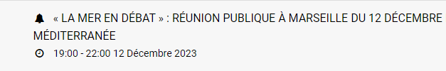 Débat public « Mer en débat » 1er débat public à Saint-Nazaire