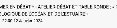 La Mer en débat : les rendez-vous de janvier 2024