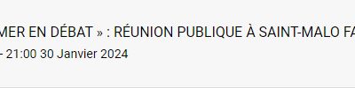 La Mer en Débat :  Rendez-vous en janvier