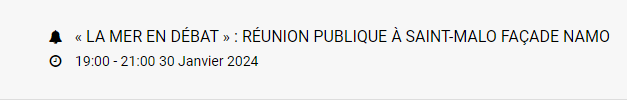 La Mer en Débat :  Rendez-vous en janvier
