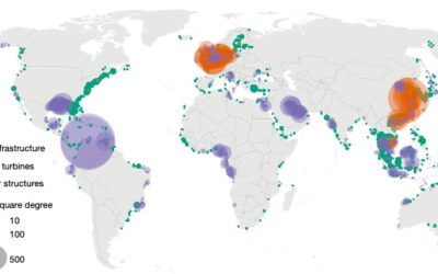 La cartographie par satellite laisse entrevoir une activité industrielle en mer en plein essor