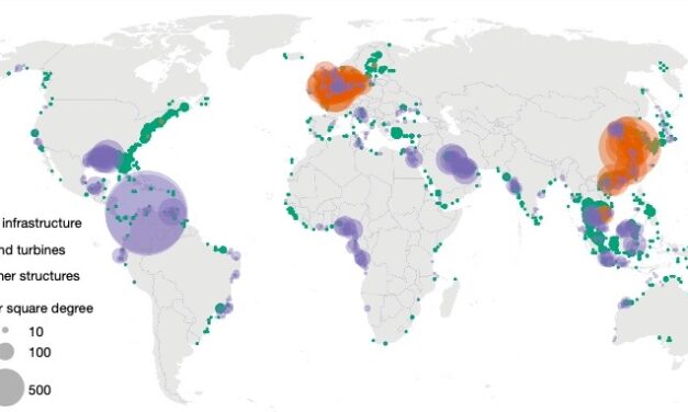 La cartographie par satellite laisse entrevoir une activité industrielle en mer en plein essor