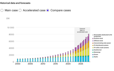 AIE : La capacité des énergies renouvelables pourrait plus que doubler d’ici à 2030