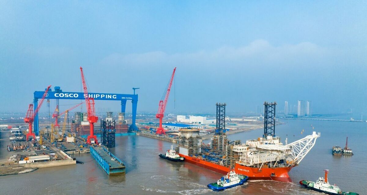 La Chine a dévoilé le navire éolien offshore de Cadeler