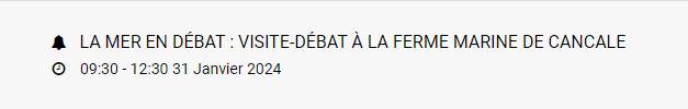 La Mer en Débat : les évènements de la semaine à ne pas rater
