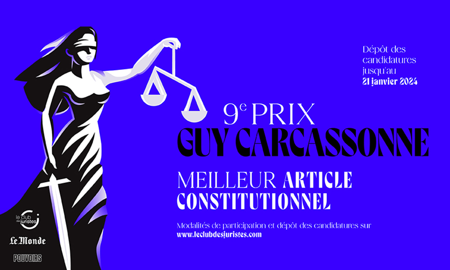 Appel à candidatures j-3 pour le prix Guy Carcassonne
