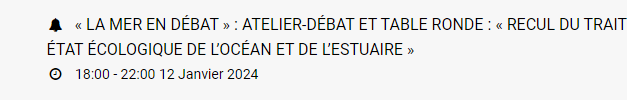 Les évènements à venir et à ne pas manquer « La Mer en Débat », Sécurité des Parcs en mer, Le Café des Chercheurs à Euromaritime, Explorimer