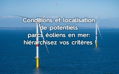 Le débat public « La mer en débat » innove pour définir les préférences de localisation des potentiels parcs éoliens en mer
