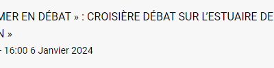 La Mer en Débat : les évènements de la semaine et à venir à ne pas manquer