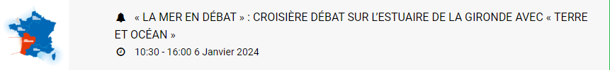 La Mer en Débat : les évènements de la semaine et à venir à ne pas manquer