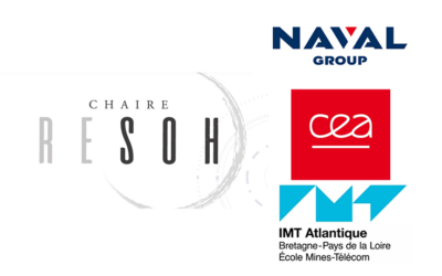 IMT Atlantique et Naval Group annoncent la reconduction de la chaire RESOH et l’arrivée d’un nouveau partenaire, le CEA