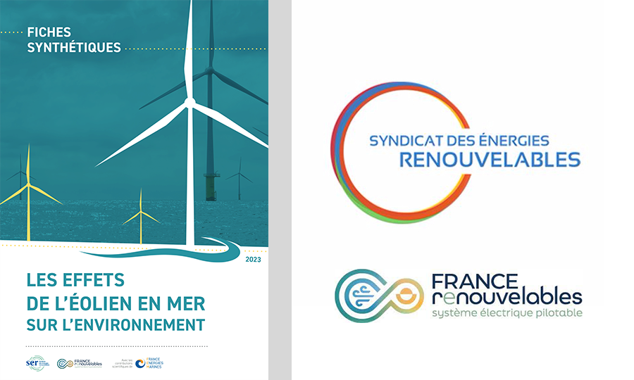 France Energies Marines publie avec le soutien du SER et de France Renouvelables un aperçu des pressions identifiées pour l’éolien en mer