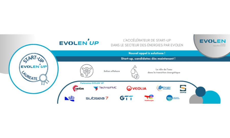 Le nouvel appel à solutions EVOLEN’ UP, accélérateur de start-up dans le secteur des Energies par EVOLEN, est ouvert !