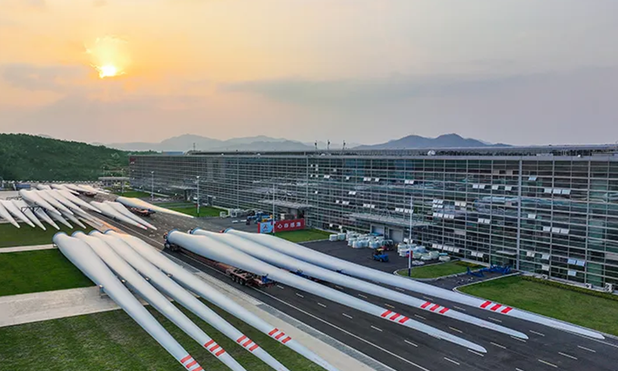 La pale la plus longue sur terre est sortie de l’usine de l&rsquo;équipementier chinois SANY
