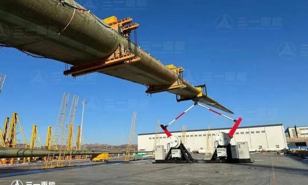 La pale la plus longue sur terre est sortie de l’usine de l’équipementier chinois SANY