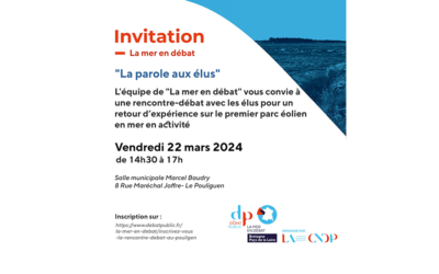 Pensez à vous inscrire pour participer à la rencontre débat « La parole aux élus » du 22 Mars prochain