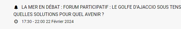 La Mer en Débat : les prochains événements