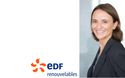 Béatrice Buffon revient chez EDF Renouvelables, cette fois à sa tête !