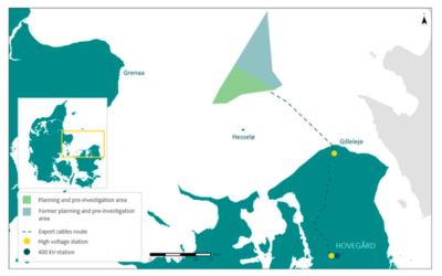 L’Agence danoise de l’énergie lance la deuxième consultation publique concernant le projet de parc éolien offshore de Hesselø