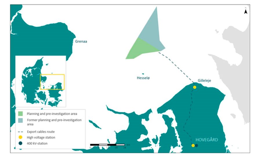 L’Agence danoise de l’énergie lance la deuxième consultation publique concernant le projet de parc éolien offshore de Hesselø