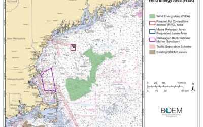 Golfe du Maine : le Bureau of Ocean Energy Management (BOEM) annonce dépasser les objectifs actuels des États en matière d’énergie éolienne en mer