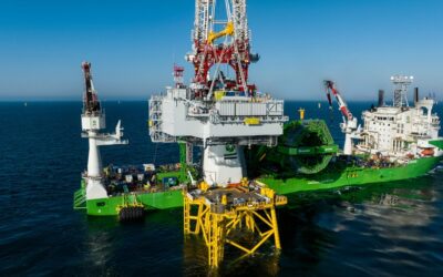 Fécamp : Toutes les éoliennes du parc en mer sont installées