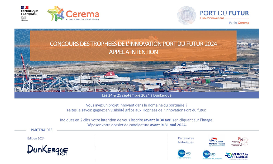 Port du futur (Dunkerque) : appel à candidatures pour les Trophées de l’innovation