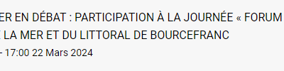 La Mer en Débat : les événements à venir