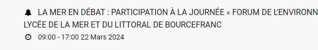 La Mer en Débat : les événements à venir