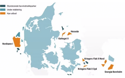 6 GW : le Danemark lance le plus grand appel d’offres éolien en mer de son histoire