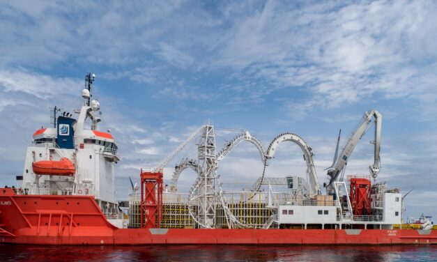 FOWT : Provence Grand Large, les câbles de raccordement électrique en mer ont été installés