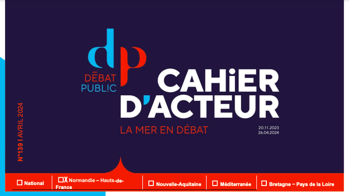 J-1 – Le débat « La mer en débat » s’achève demain 26 avril ! Point sur les cahiers d’acteurs – 1