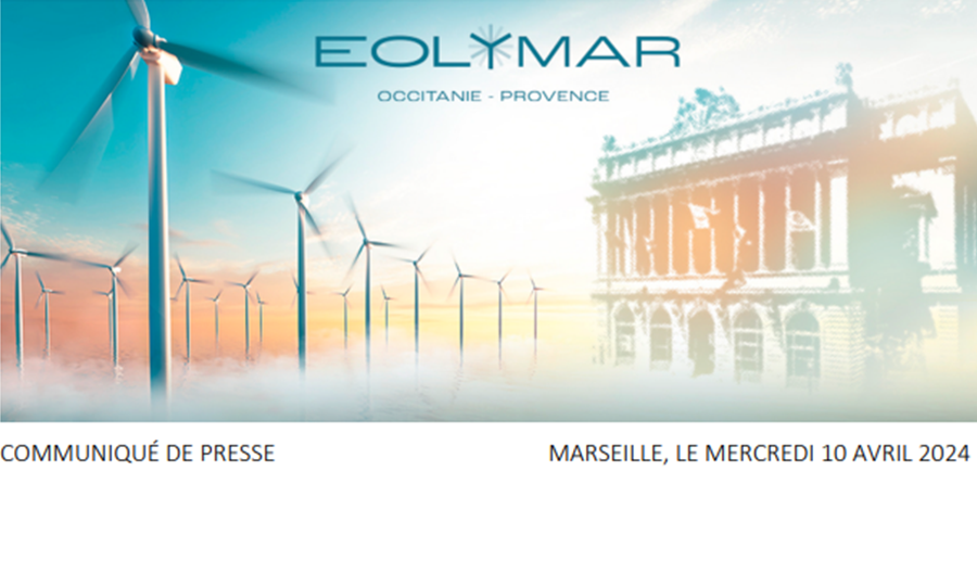 EOLYMAR mise sur la décarbonation du Golfe de Fos-sur-Mer et l’éolien en mer Méditerranée