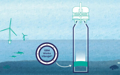 Pays-Bas : Vibrojet, la technologie de réduction de bruit de GBM, utilisée pour 3 monopieux dans le parc éolien Hollandse Kust West