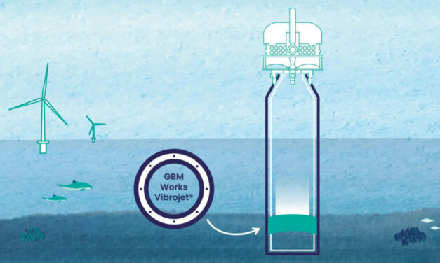 Pays-Bas : Vibrojet, la technologie de réduction de bruit de GBM, utilisée pour 3 monopieux dans le parc éolien Hollandse Kust West