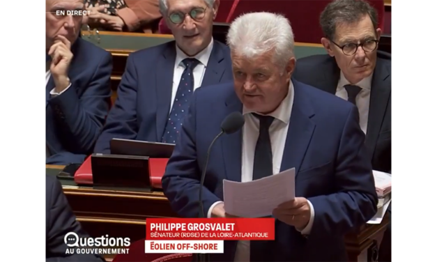 Philippe Grosvalet, interpelle le gouvernement sur l’avenir de la filière éolien en mer
