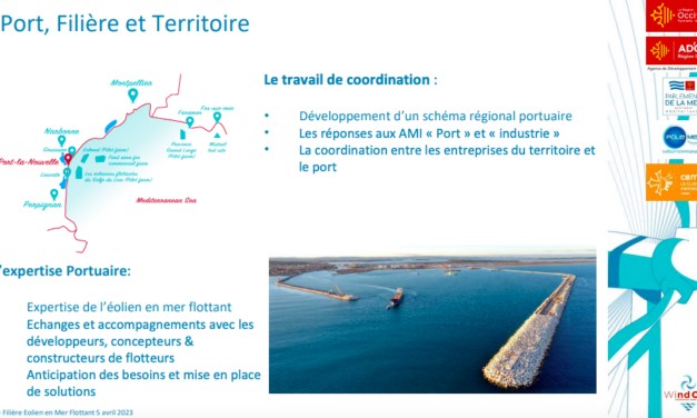 Eolienne flottante à 2 nacelles Nezzy2 : un prototype « pédagogique » inaugurée à Port-la-Nouvelle