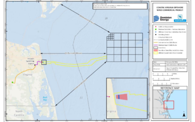 Robert M. Blue de Dominion Energy : Cette 1ère fondation posée est une journée monumentale pour l’équipe de Coastal Virginia Offshore Wind !