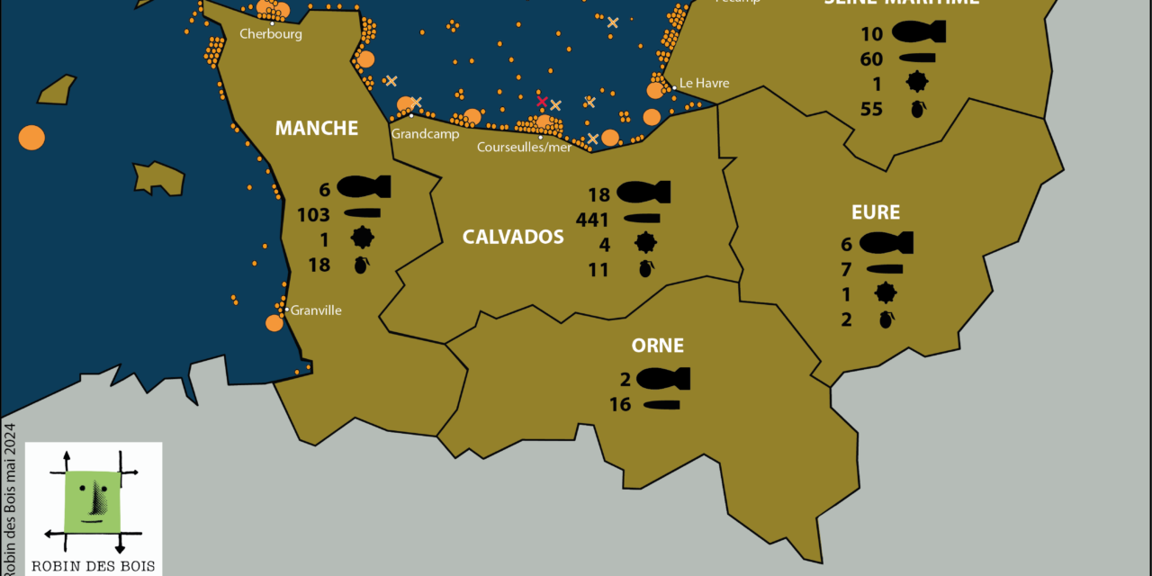 Abus d’obus : Le 9e inventaire de Robin des Bois sur les munitions non explosées en mer