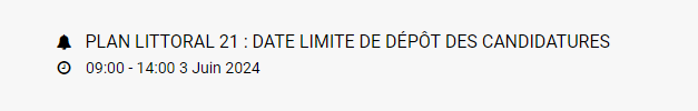 Les événements à venir – à vos agendas !