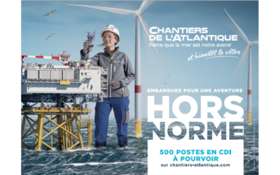 Campagne de recrutement « Hors-Norme » par Chantiers de l’Atlantique.