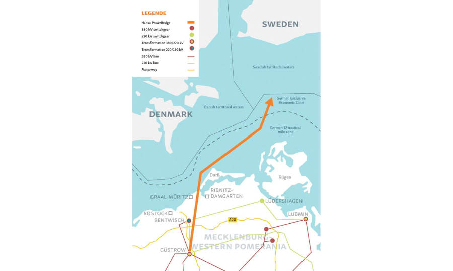 Le projet Hansa PowerBridge de 700 mégawatts est rejeté. Les raisons sont multiples