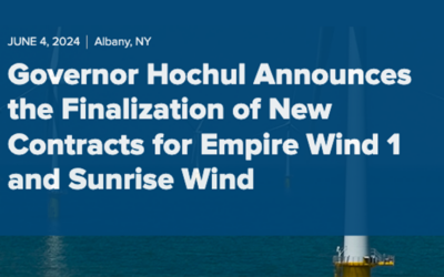 Etat de New York : les contrats Empire Wind 1 et Sunrise Wind sont finalisés