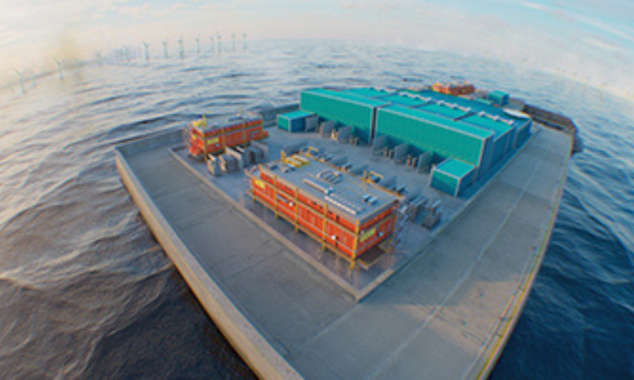 L’ile artificielle Princess Elisabeth attire Eneco, Ocean Winds et Otary