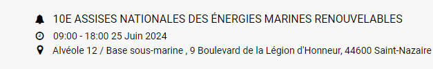 Les événements à venir – à vos agendas !