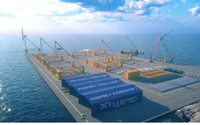 Financement européen de 13,4 millions d’euros pour le démonstrateur d’éolienne flottante NextFloat
