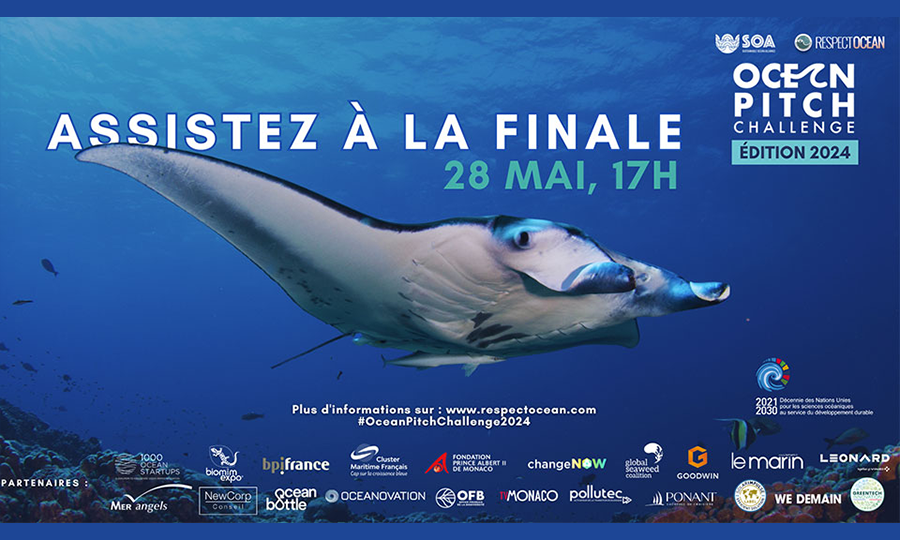 Les vainqueurs de l’édition 2024 du concours Ocean pitch challenge® !